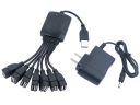 7-Port USB 2.0 Squid HUB External Power Supply